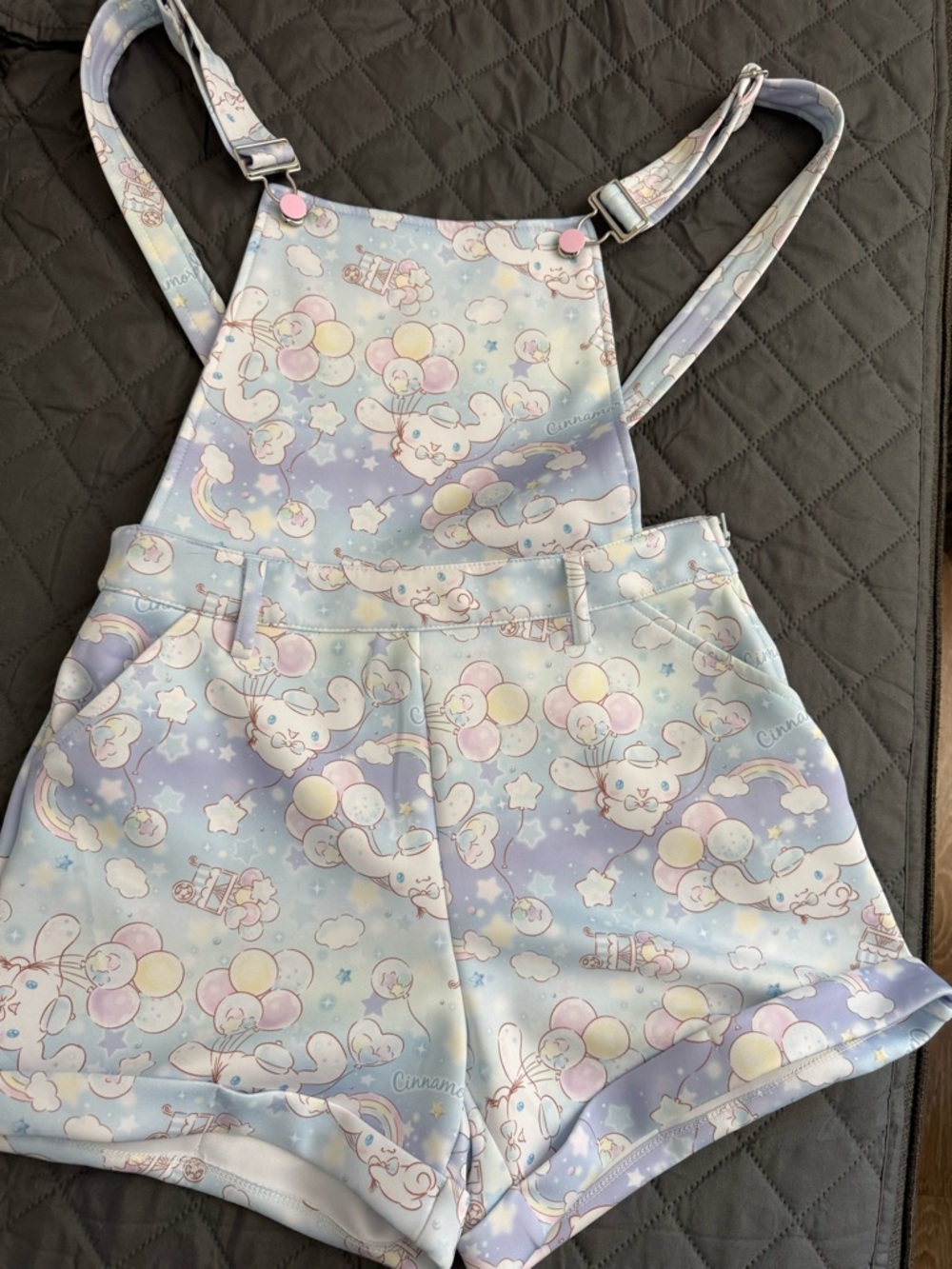 NWT Cinnamoroll Overall Shorts size S
